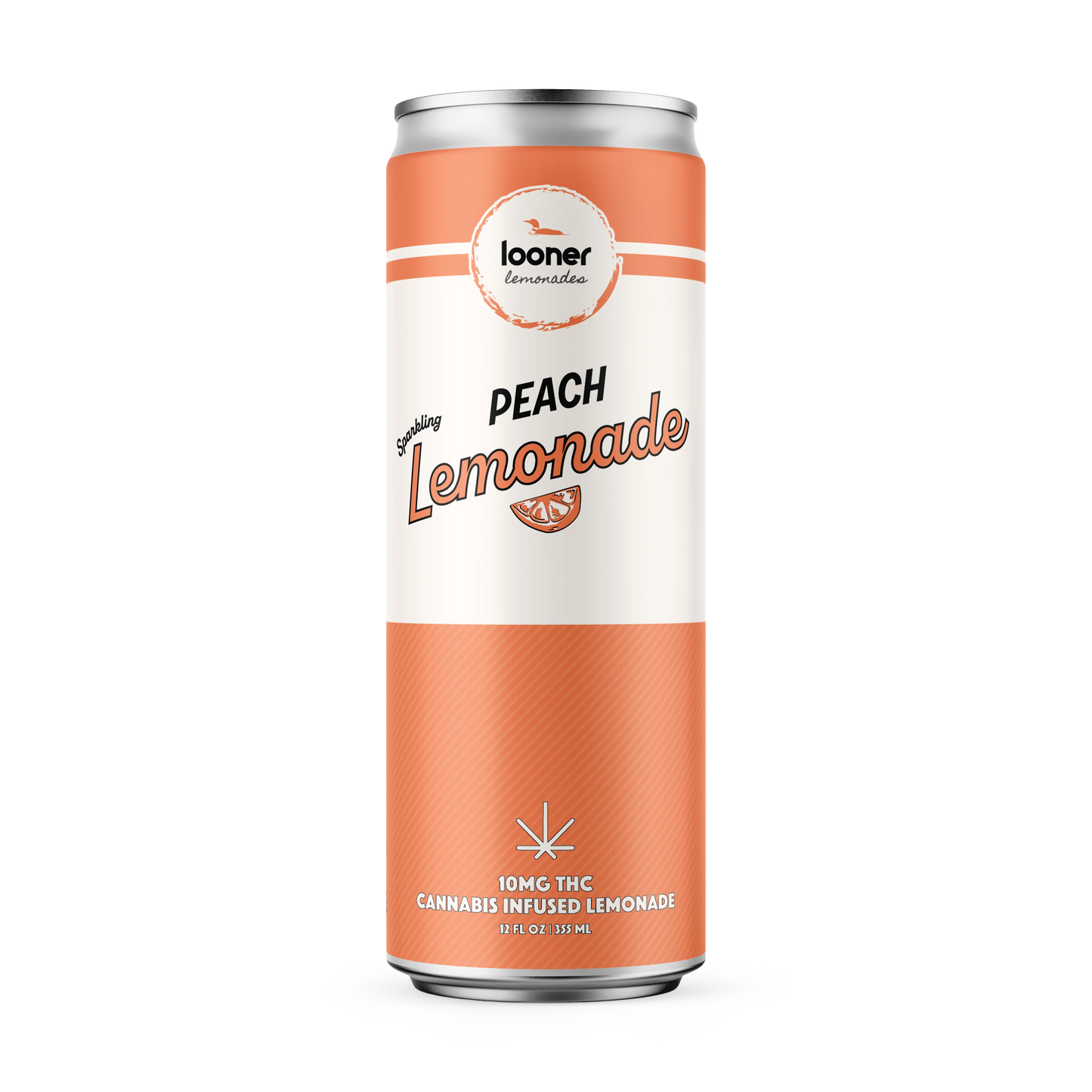 10mg THC Soda | Peach Lemonade