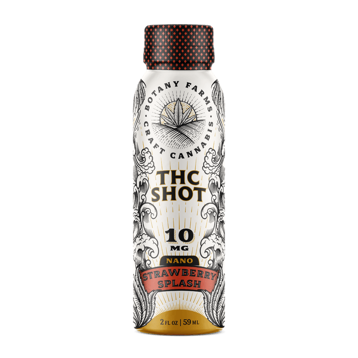 10mg Fast Acting THC Shot | Strawberry Splash
