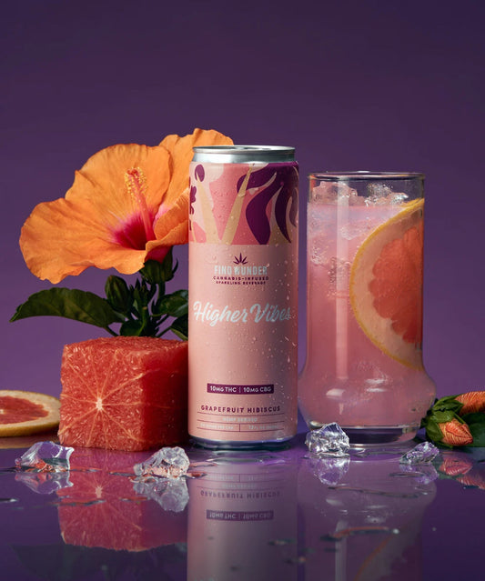10mg THC + 10mg CBG Seltzer | Grapefruit Hibiscus