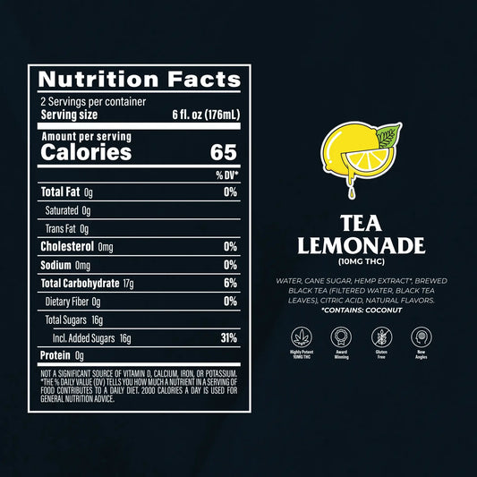 10mg THC Beverage | High Tea Lemonade