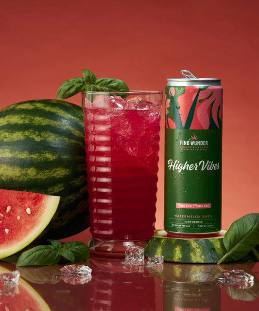 10mgTHC + 10mg CBG Seltzer | Watermelon Basil