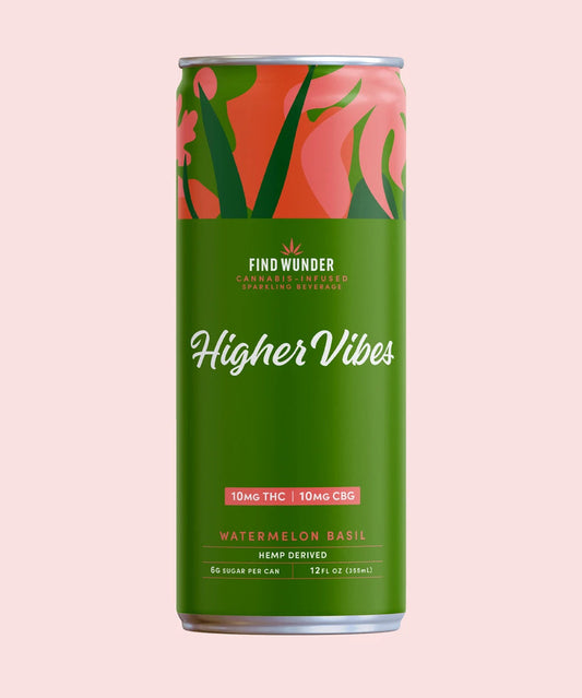 10mgTHC + 10mg CBG Seltzer | Watermelon Basil