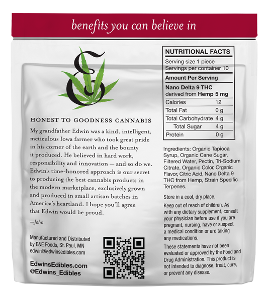 5mg THC Fast Acting Gummies | Black Cherry Slurricane