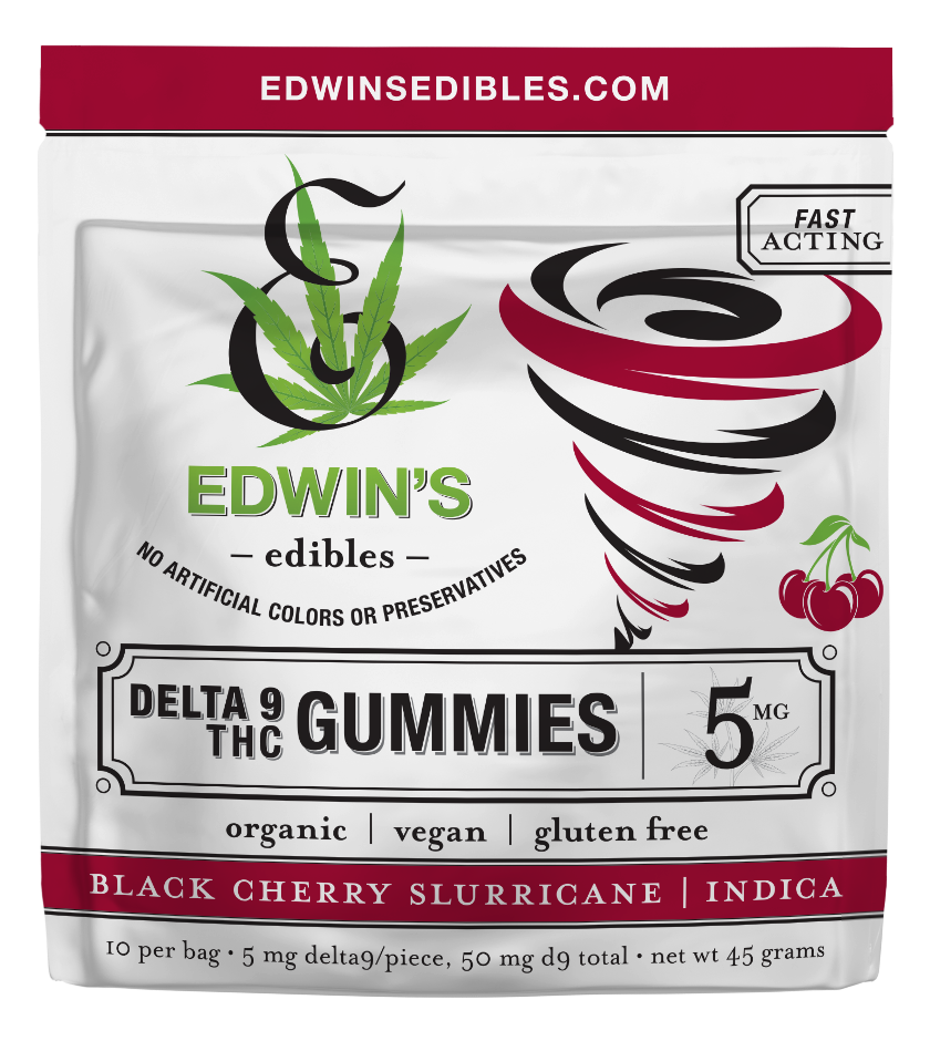 5mg THC Fast Acting Gummies | Black Cherry Slurricane