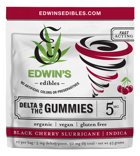 5mg THC Fast Acting Gummies | Black Cherry Slurricane