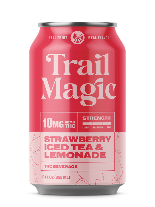 10mg THC Beverage | Strawberry Iced Tea and Lemonade