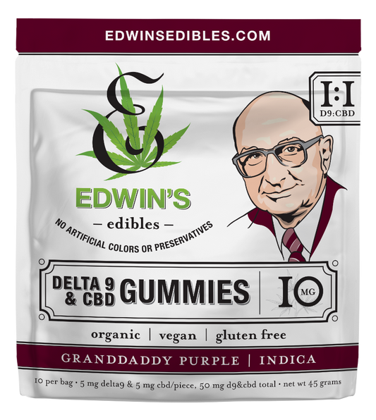 5mg THC & 5mg CBD Gummies | Granddaddy Purple