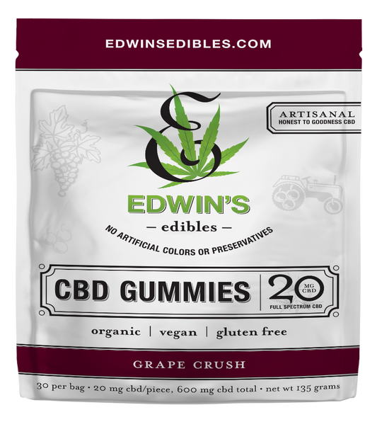 20mg CBD Gummies | Grape Crush