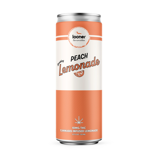 10mg THC Soda | Peach Lemonade