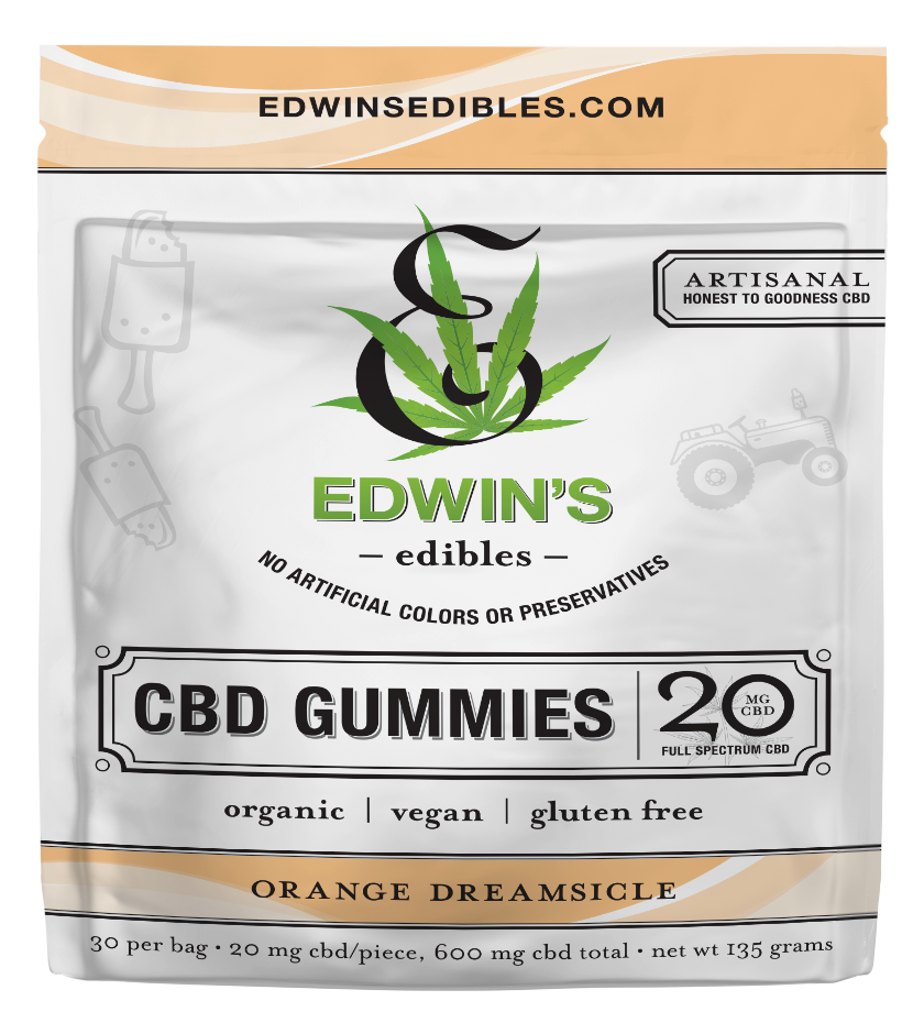 20mg CBD Gummies | Orange Dreamsicle