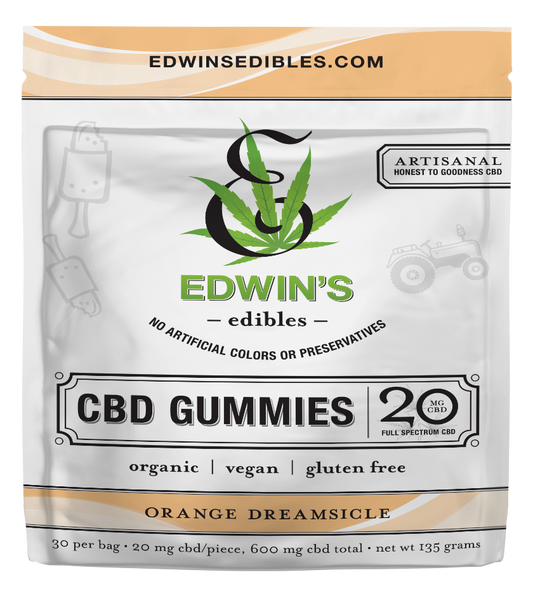 20mg CBD Gummies | Orange Dreamsicle