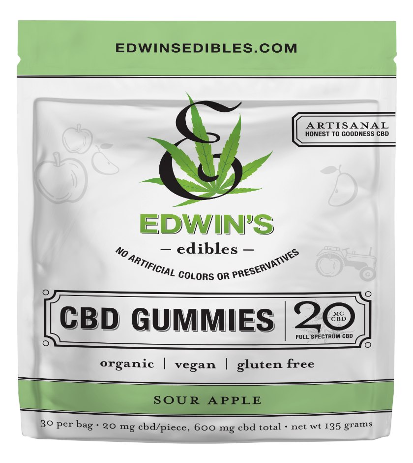 20mg CBD Gummies | Sour Apple