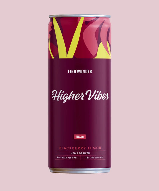 10mg THC + 10mg CBG Seltzer | Blackberry Lemon