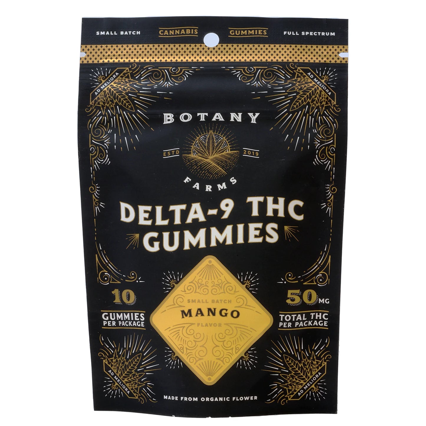 5mg THC & 5mg CBD Gummies | Mango